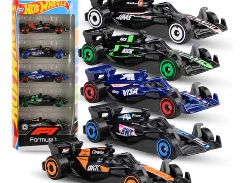 FÓRMULA 1 – Pack 5 Hot Wheels Original – Lacrado Novo – F1