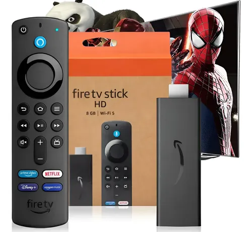 Fire Stick Tv Lite Amazon Wi-fi Controle Remoto Alexa Voz Hd