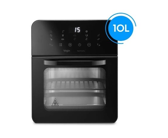 Fritadeira E Forno Elétrico Style Oven Fry Elgin 10l Preto –