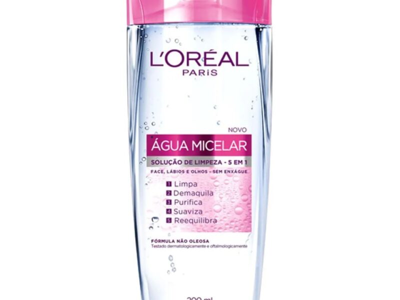 ÁGUA MICELAR LORÉAL SOLUÇÃO DE LIMPEZA 5 EM 1 200ML – Farmácia Online da Preço Popular | É bom poder confiar!