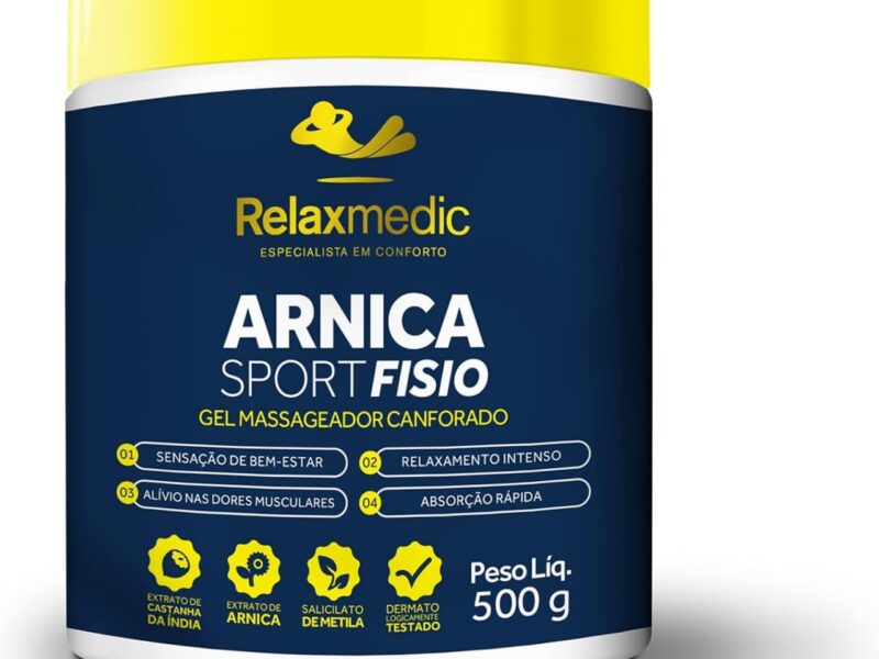 Gel Massageador Arnica Sport Fisio Canforado – Muscular – Relaxmedic