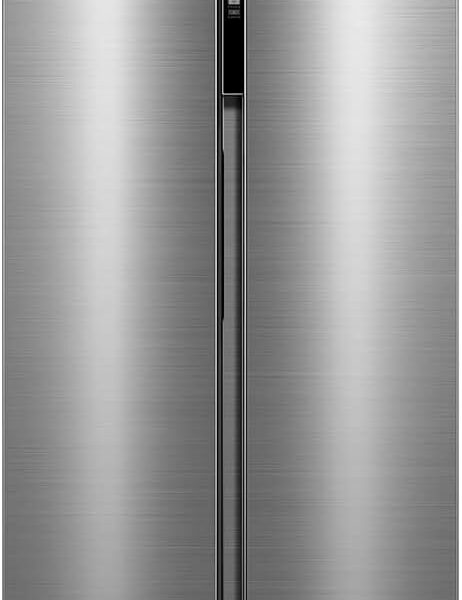 Geladeira Frost Free Side By Side 442L Cor Inox Midea MDRS598FGA041-127v