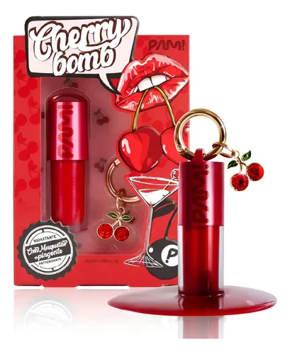Gloss Labial Cherry Bomb Pam By Pamella 5g –