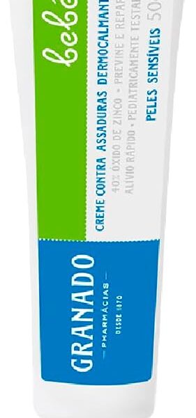 Granado Creme Assaduras Dermocalmante Bebê, Peles Sensíveis, 50g na Amzn por R$ 22,39