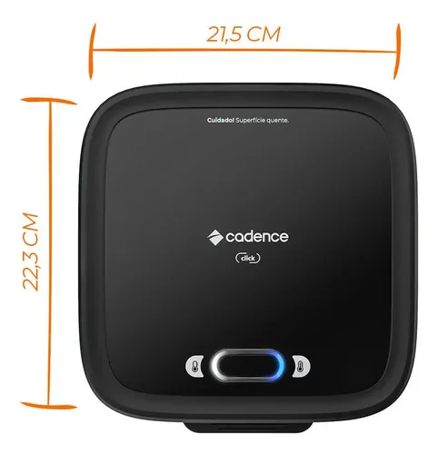 Grill Sanduicheira Cadence SAN400 Elétrica Chapa Misteira Tostex Tostequeira Hambúrguer Click –