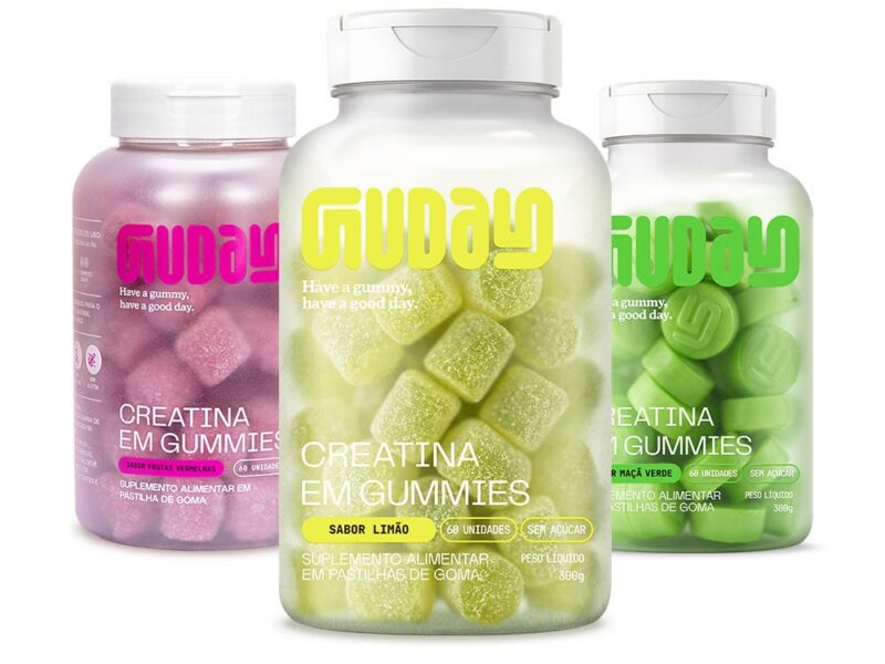 Guday Creatina em Gummy – 60 unidades