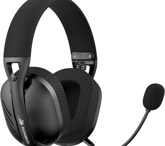 Havit Fone de Ouvido Headset Gamer Fuxi-H3 Black Com Fio e Sem Fio, Wireless 2,4GHz, Bluetooth, Cabo USB-C