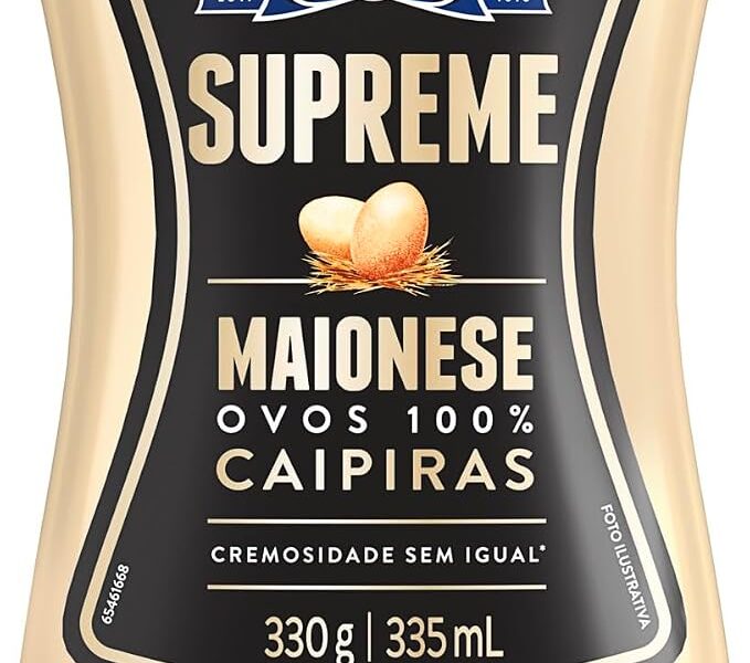 Hellmann’s Maionese Supreme 330G na Amzn por R$ 9,58