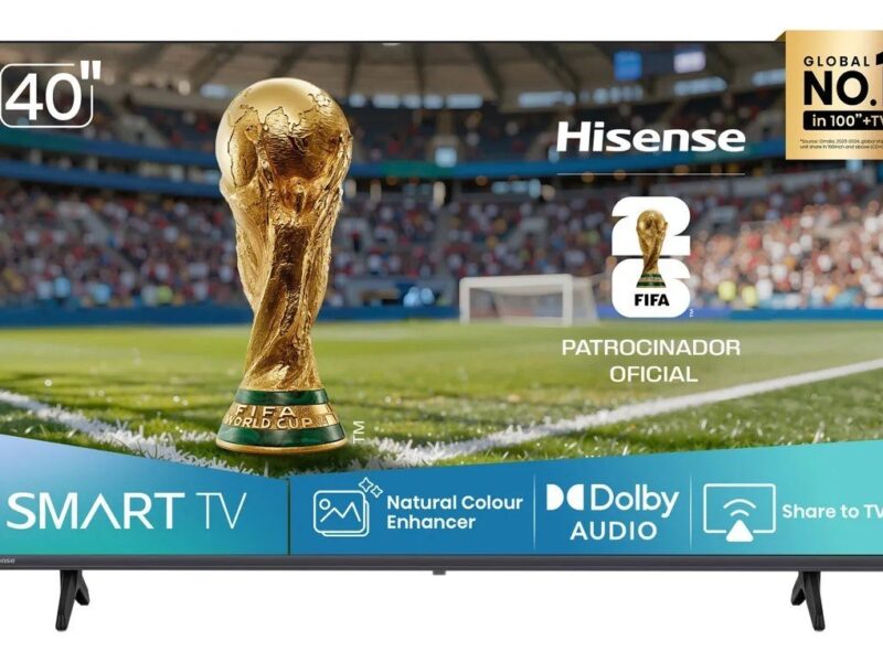 Hisense Smart TV FHD 40" Polegadas 40A4NV com HDR10, DTS Virtual X, Compatibilidade Alexa e Google Home –