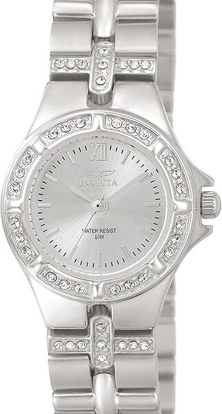 Invicta Relógio feminino de aço inoxidável Wildflower Collection
