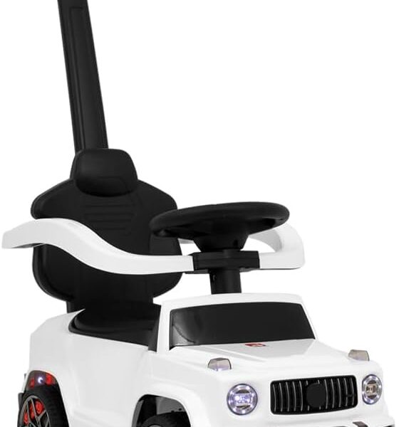 Jipe Elétrico 4 Em 1 R/C 6V (Branco) Bandeirante