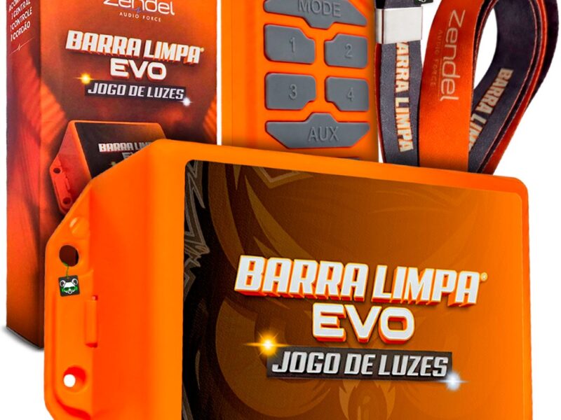 Jogo de Luzes Farol Bivolt Central Barra Limpa EVO Pisca Alternado Caminhão Zendel