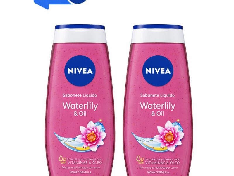 KIT NIVEA Sabonete Líquido Waterlily & Oil 250ml – 2 unidades