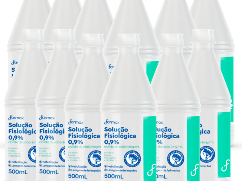 Kit 12 Soro Fisiológico Sorimax Farmax 500ml