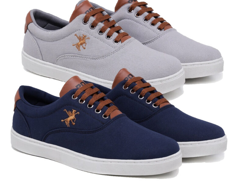 Kit 2 Tênis Polo Fran Sapatenis Masculino Casual Cano Baixo Miami