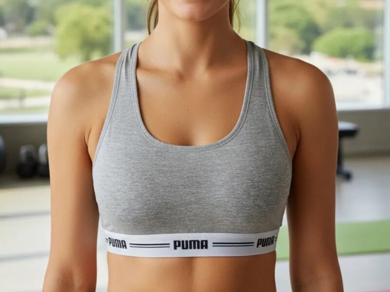 Kit 2 Tops Puma Original Alta Sustentação Sem Bojo Fitness –