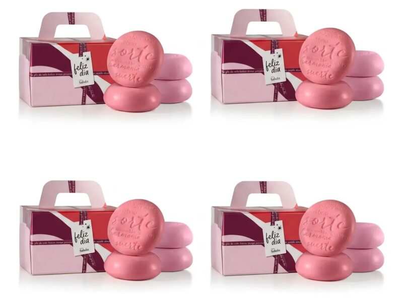Kit 4 Caixas Sabonetes Presenteáveis Natura Tododia: 5un 90g Por Caixa + Sacola P na Meli por R$ 89,00