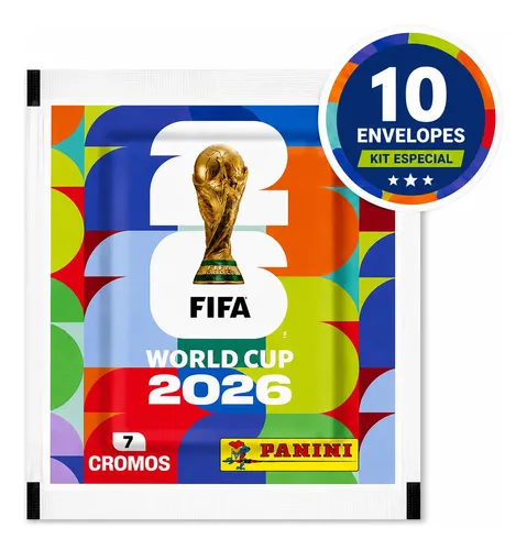Kit 70 Figurinhas Copa Do Mundo 2026 10 Envelopes Da Panini –