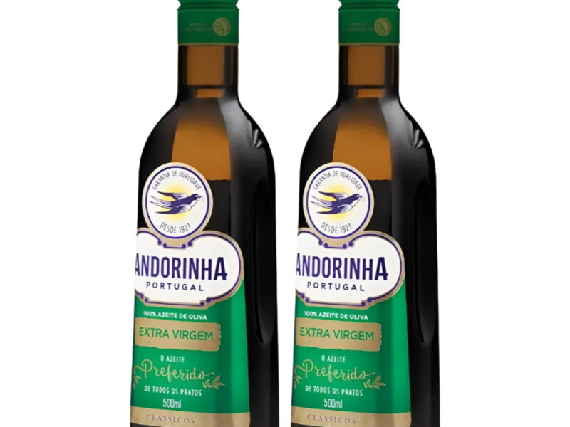 Kit Azeite De Oliva Extra Virgem Andorinha Vidro 500ml – 2 unidades