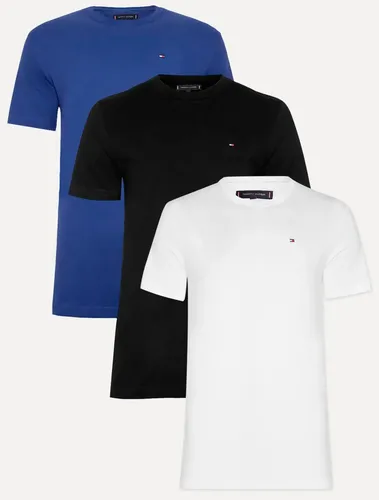 Kit Camisetas Tommy Hilfiger Preta/branca/azul – Original –