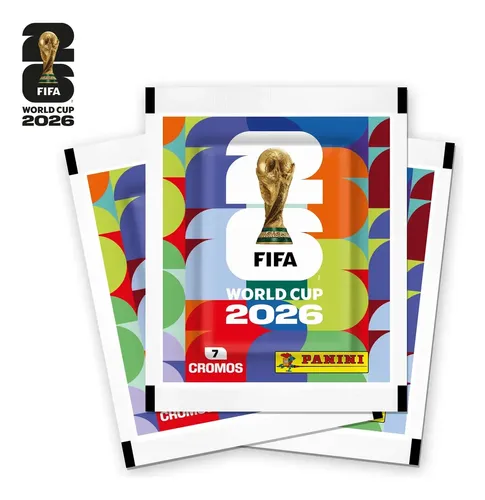 Kit Com 10 Envelopes (70 Cromos) – Copa Do Mundo Fifa 2026 –