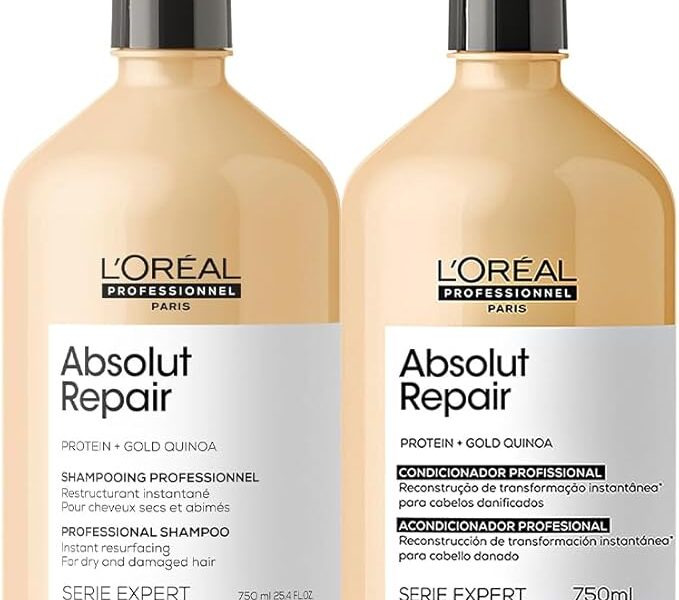 Kit L’Oréal Professionnel Absolut Repair Gold Duo 750 (2 produtos)