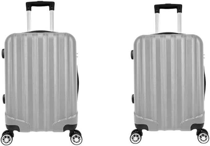 Kit Mala de Viagem abs 2 peças Adventure e Action Fortt Cinza MAB01-CZ