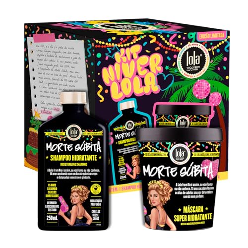 Kit Morte Súbita – Shampoo e Máscara – Edição comemorativa – Lola From Rio