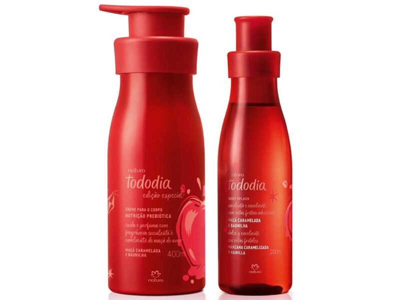 Kit Tododia Maçã Caramelada e Baunilha com Body Splash (2 produtos)