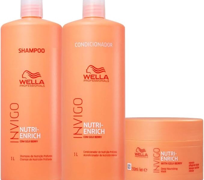 Kit Wella Professionals Invigo Nutri-Enrich Salon Máscara P (3 produtos)
