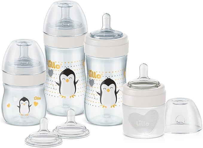 Kit de Mamadeiras e Bicos Super Evolution Lillo – 80ml, 150ml e 300ml