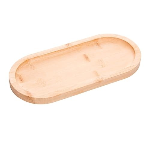 LYOR – Bandeja Oval Nature 24cm x 11cm x 1,5 cm Bambu