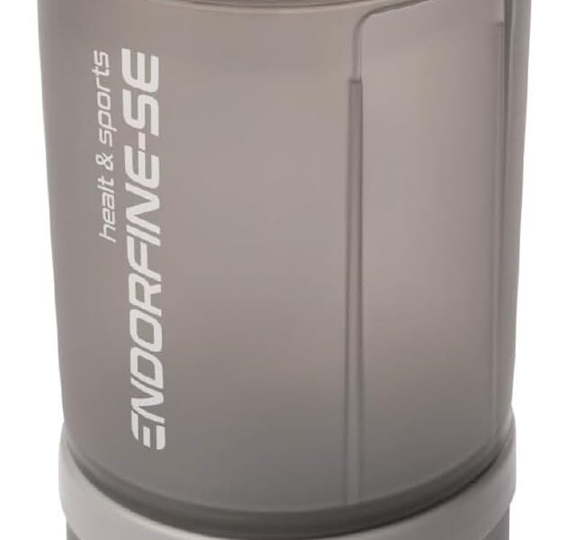 LYOR – Coqueleira shaker 3 em 1 – Performance Cinza 650ml