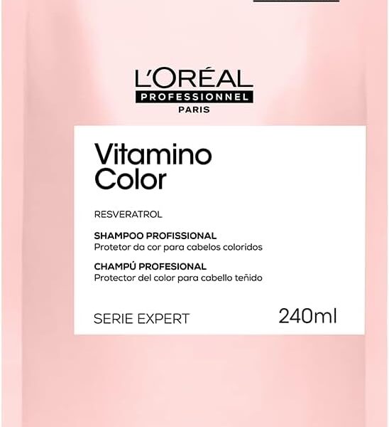L’Oréal Professionnel | Vitamino Color Shampoo Refil | Com Resveratrol para cabelos coloridos | SERIE EXPERT | 240ml
