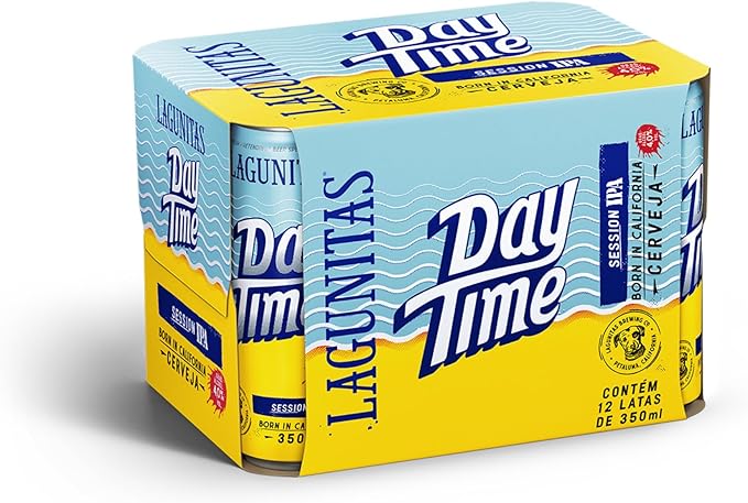 Lagunitas Day Time Cerveja Session IPA, Pack 12 Latas 350ml