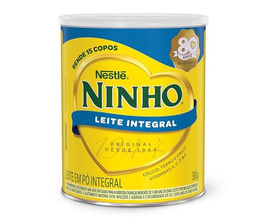 Leite em Pó Integral Ninho 380g