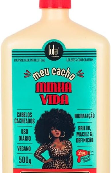 Lola From Rio – Meu Cacho Minha Vida – Creme de Pentear: brilho, maciez e definição. Cabelos Cacheados. 500ml