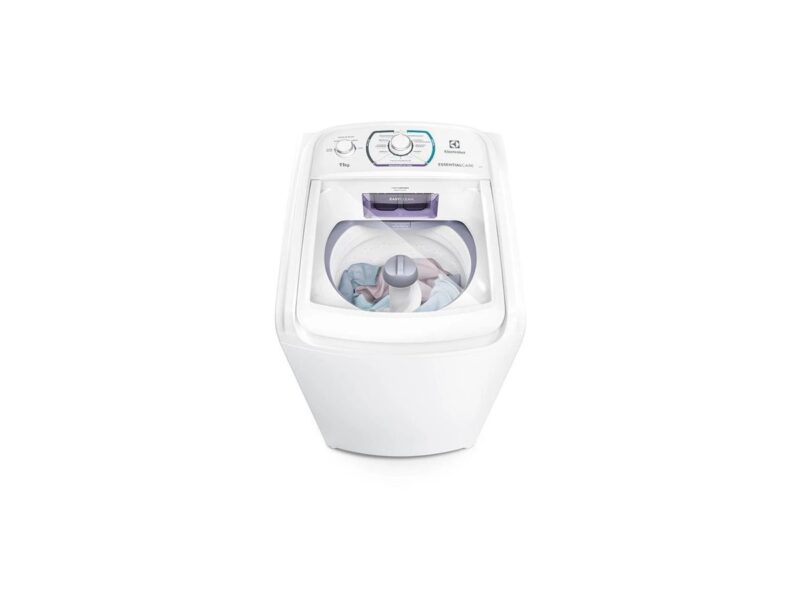Máquina de Lavar Electrolux 11kg Branca Essential Care com Easy Clean e Filtro Fiapos (LES11)