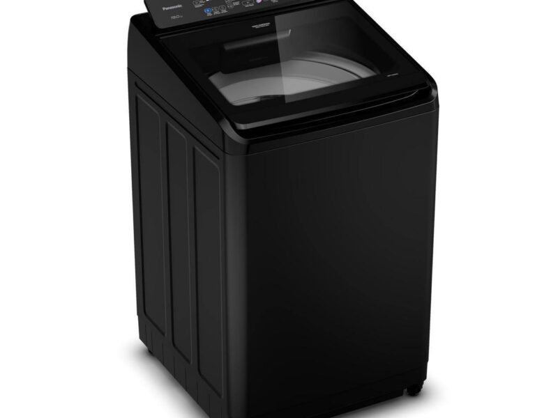 Máquina de lavar Intuitive+ Panasonic 19kg Lavagem Eficiente SmartSense Sistema Ciclone Ciclo Pet Preta – NA-F190G1BA 127V