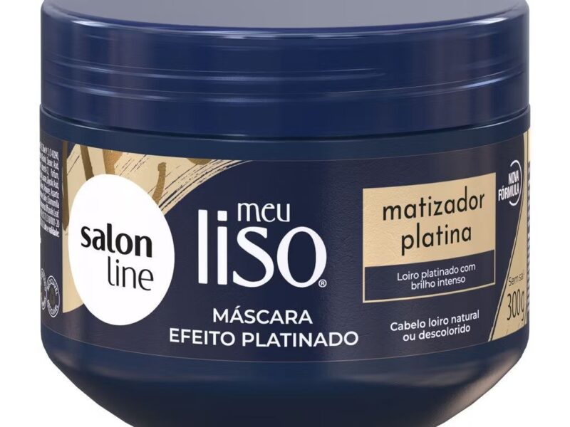 Máscara Meu Liso Matizador Platina Salon Line 300g