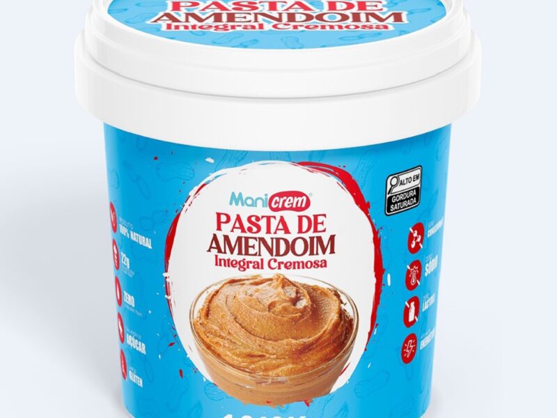 Manicrem Pasta De Amendoim Integral 100% Amendoim – 1kg