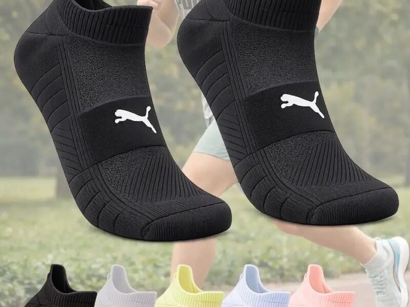 Meia Puma Poliamida Esportiva Corrida Dry Academia Soquete –