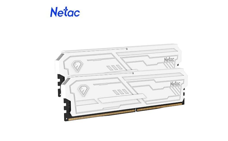 Memória RAM Netac DDR4 3200MHz 3600MHz 8G 16G 8Gx2 16Gx2 Shadow Ill DDR5 UDIMM RAM de Alto Desempenho para Computador Gamer DIY