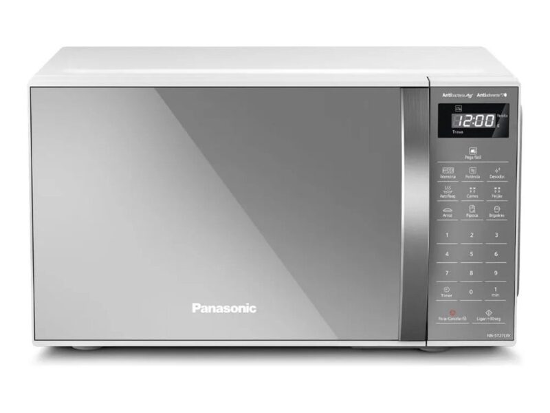Micro-ondas De Mesa Panasonic, 21 Litros, Branco, Espelhada –