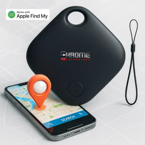 Mini Localizador Rastreador Smart Tag Gps Com Cordão Chaveiro Cor Preto Compatível Com iPhone Apple Chrome Technology –