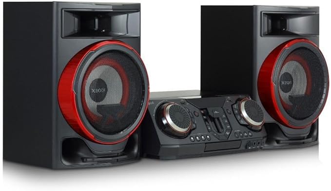 Mini System LG XBOOM – 2350W RMS, Graves Potentes, Karaokê, DJ Set e Party Speaker – CL87