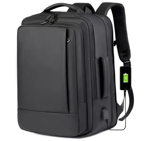 Mochila Dos Homens Com Faixa Impermeável Para Expansão
