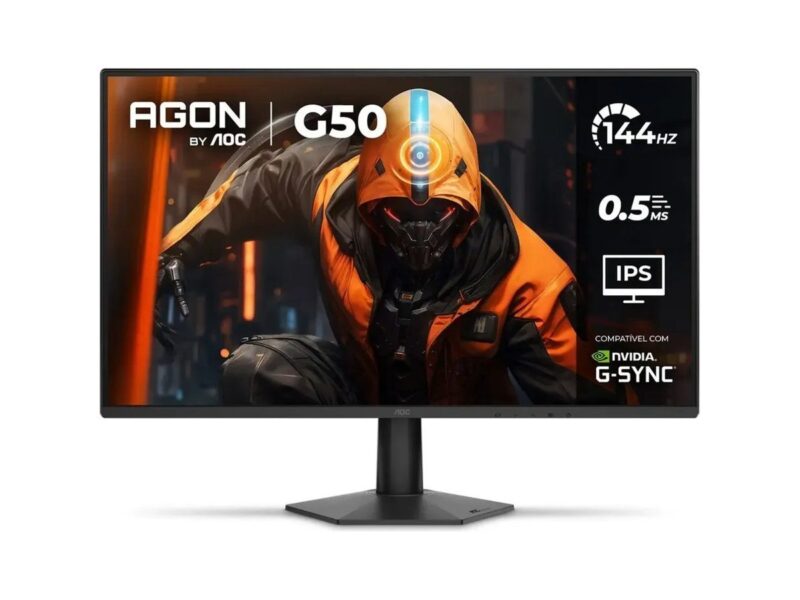 Monitor Gamer AOC AGON G50 27" 144Hz 0,5ms 27G50F –