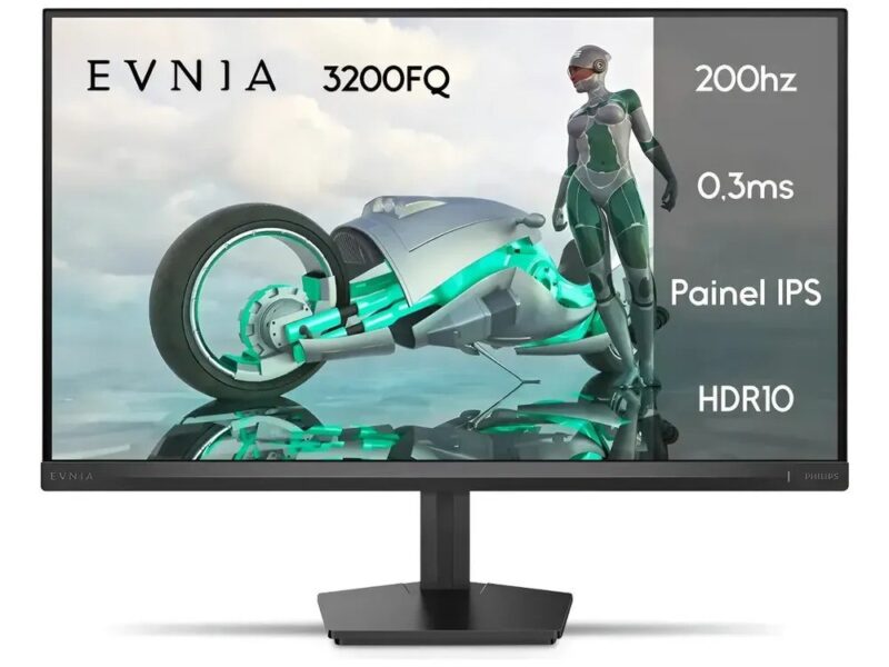 Monitor Gamer Phillips de 23.8" Full HD IPS com 200Hz –