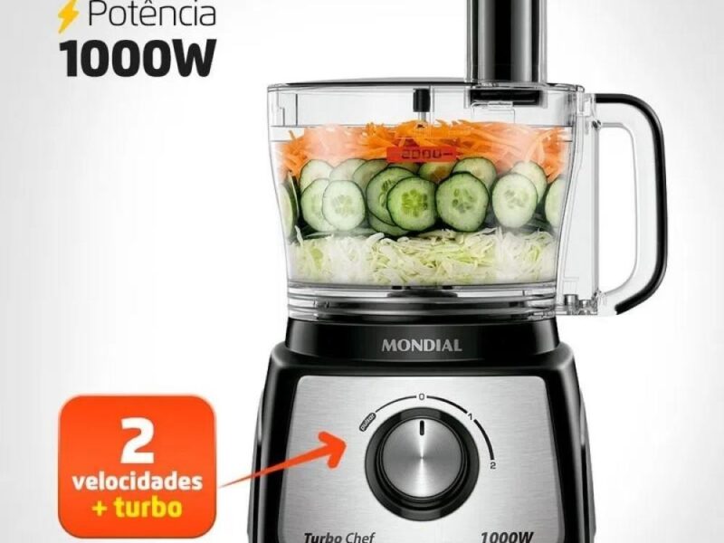 Multiprocessador Turbo Chef Mondial 5 em 1 MPN01B Preto